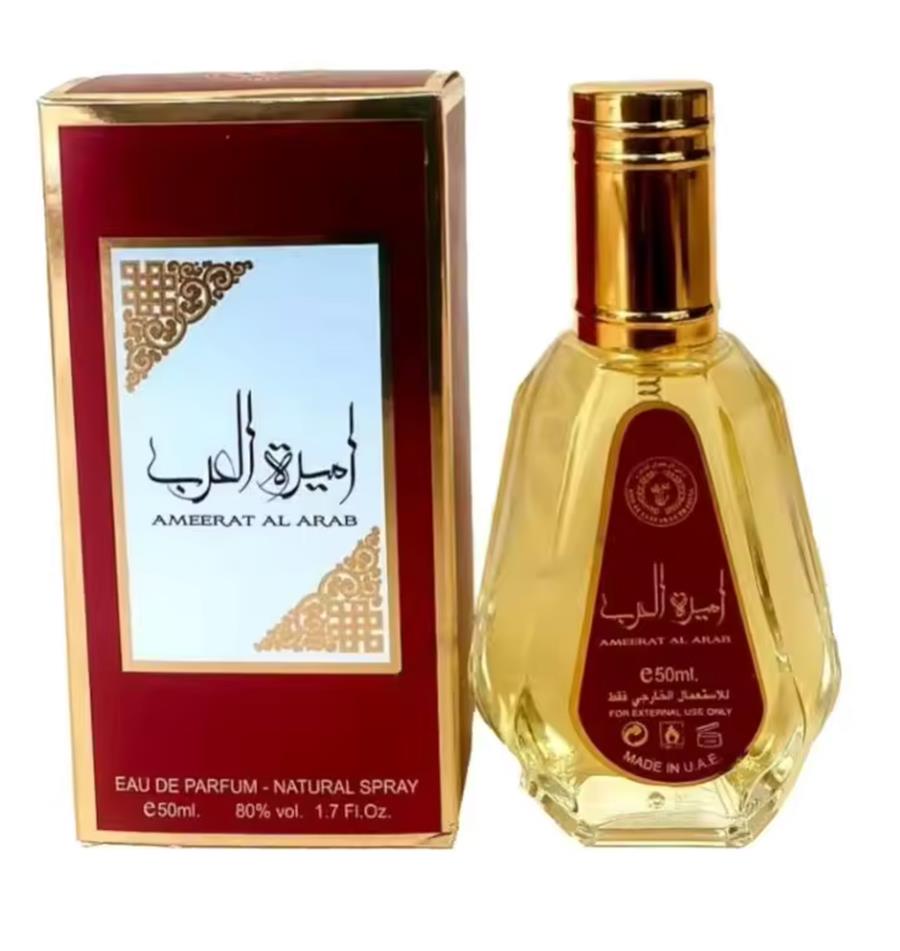 Lattafa Ameerat Al Arab Princesas De Arabia Rojo Perfume Arabe Original 50ml | Mini.Princesas